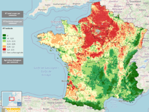 Carte pesticides France