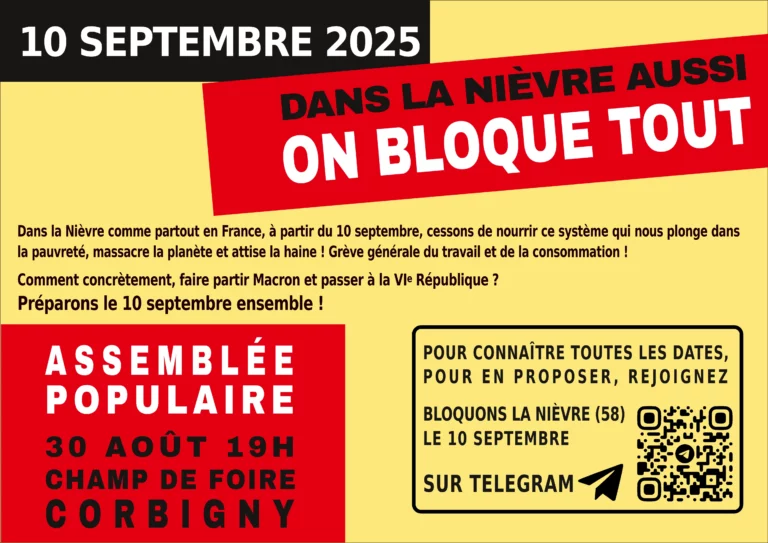 vissuel assemblée citoyenne Corbigny 30 août 2025