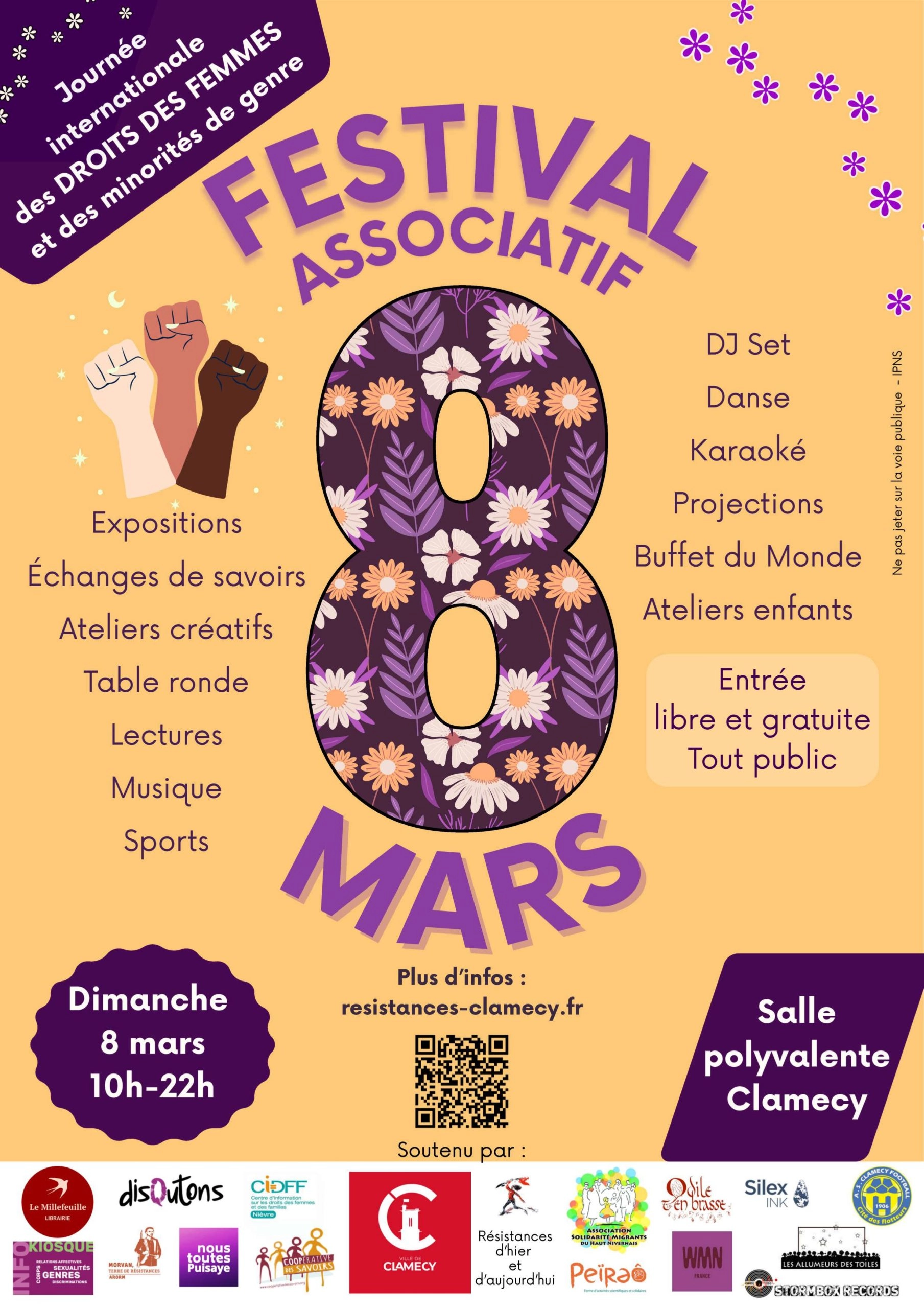 Festival associatif 8 mars à Clamecy