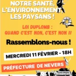 Manifestation contre la loi Duplomb