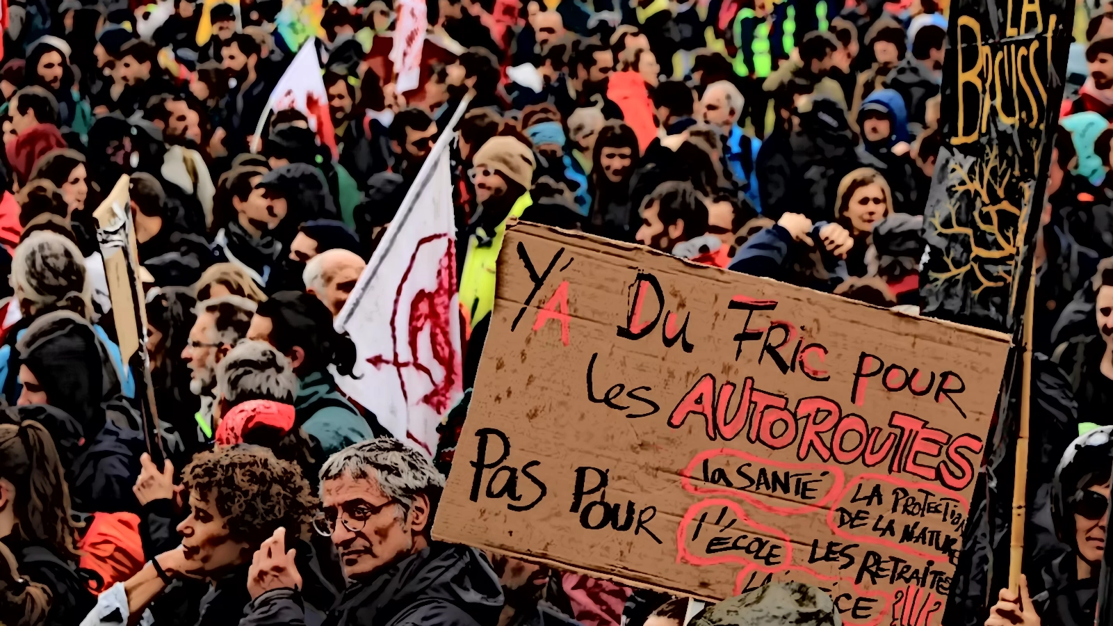 manifestation de La Voie est libre contre l'A69