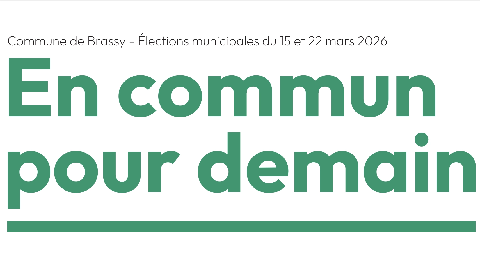 Réunion publique pour les municipales