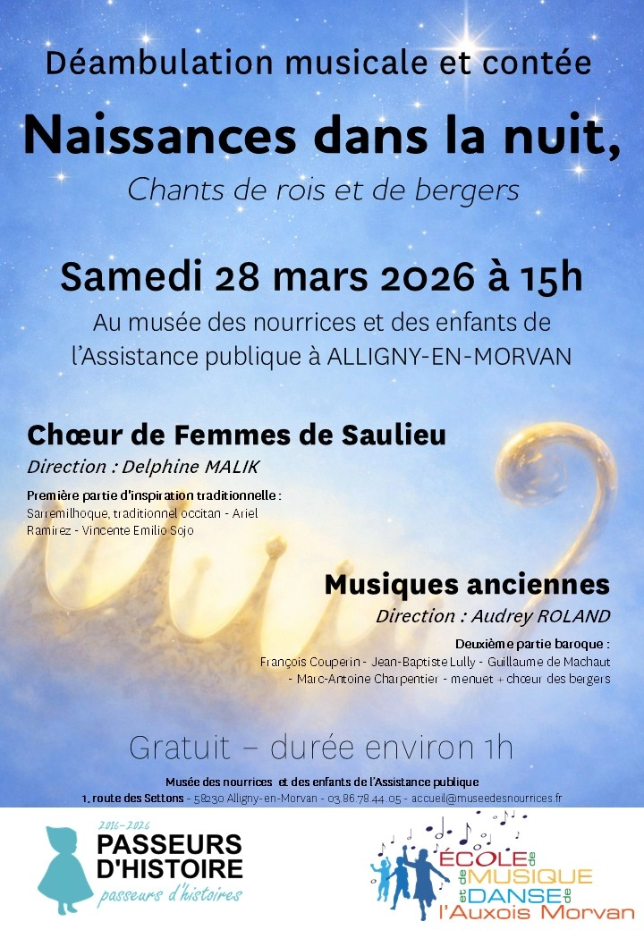 Déambulation chantée et contée "Naissances dans la nuit, chants de rois et de bergers"