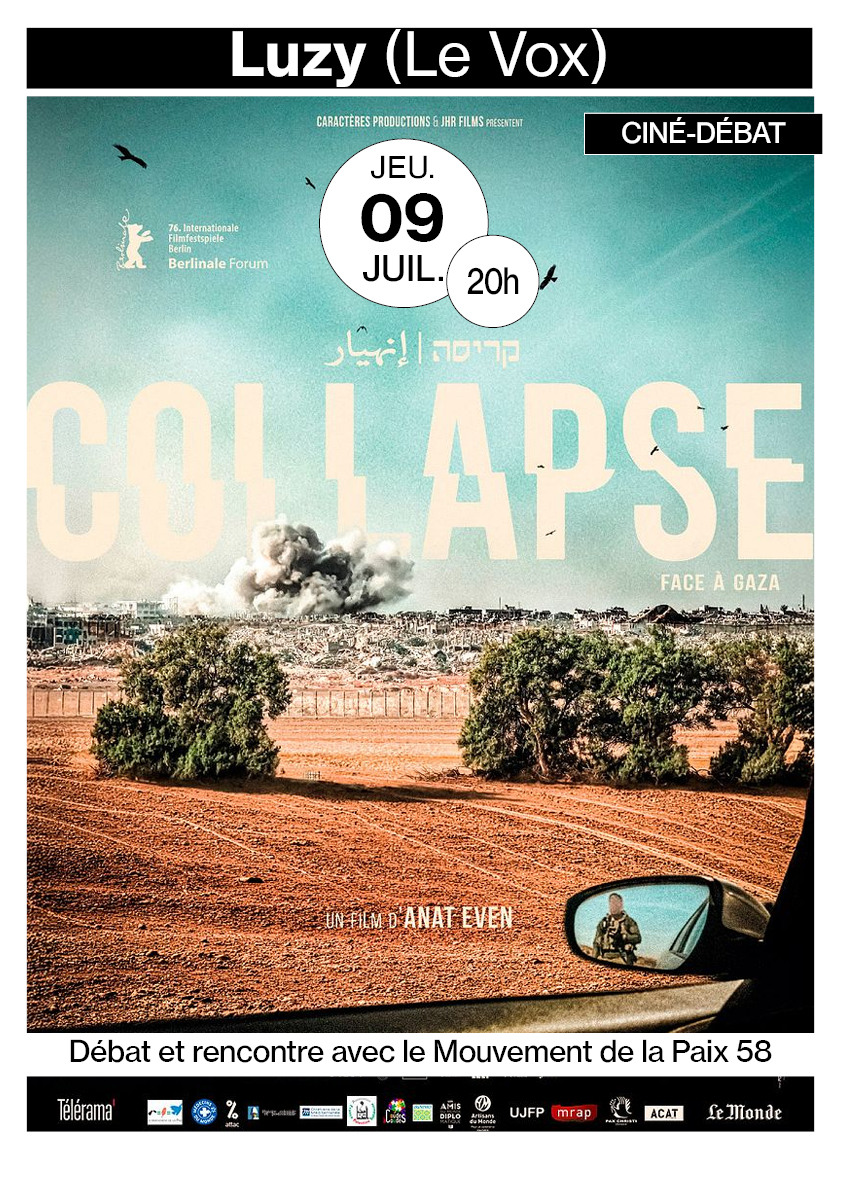 Ciné-débat : "Collapse (face à Gaza)", documentaire de Anat Even