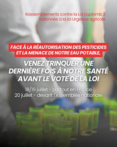 Manifestations contre la loi Duplomb 2 en Bourgogne-Franche Comté