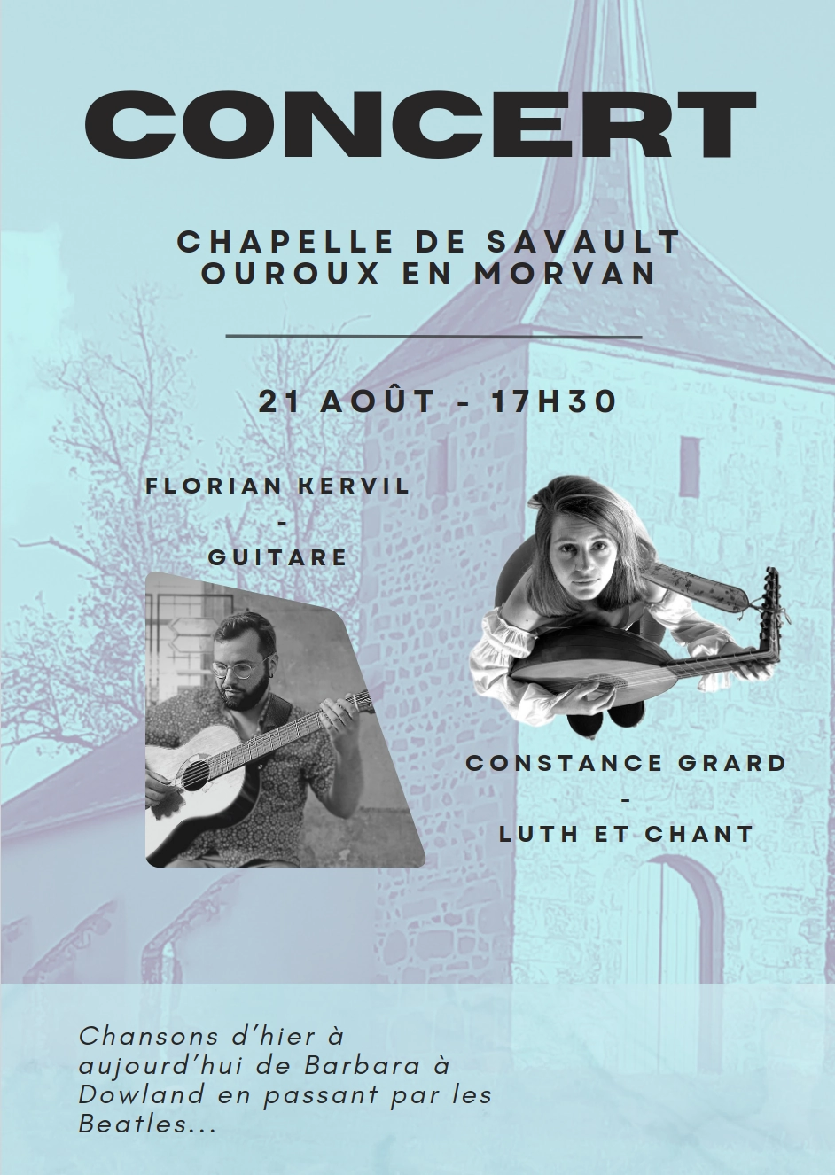Concert guitare, luth et chant